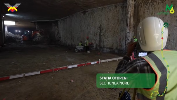 VIDEO Metroul de Otopeni: Lucrările la secțiunea sudică 1 Mai – Tokyo au ajuns în iulie la 72%