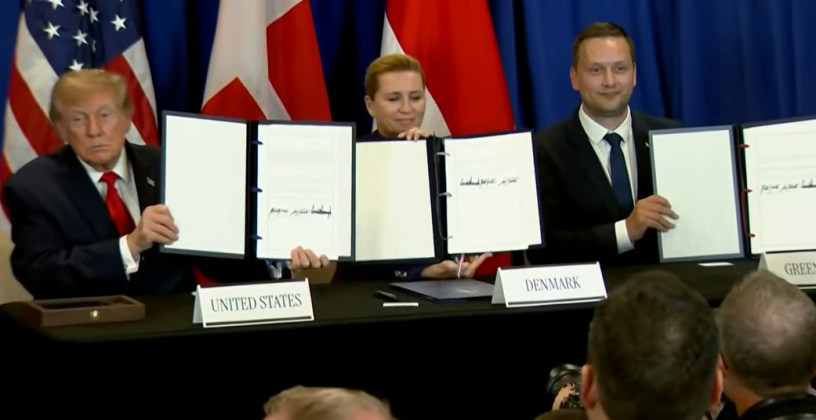 SUA, Danemarca și Groenlanda au semnat la ONU un acord care să permită o prezență militară mai extinsă pe insula arctică