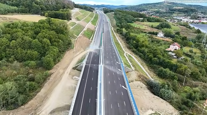 VIDEO Autostrada A1 Sibiu – Pitești: Imagini spectaculoase cu tronsonul care ar putea fi dat în trafic luna viitoare