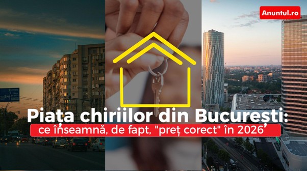 Chiriile din București depășesc 30% din venituri, prețuri mari și variații între cartiere
