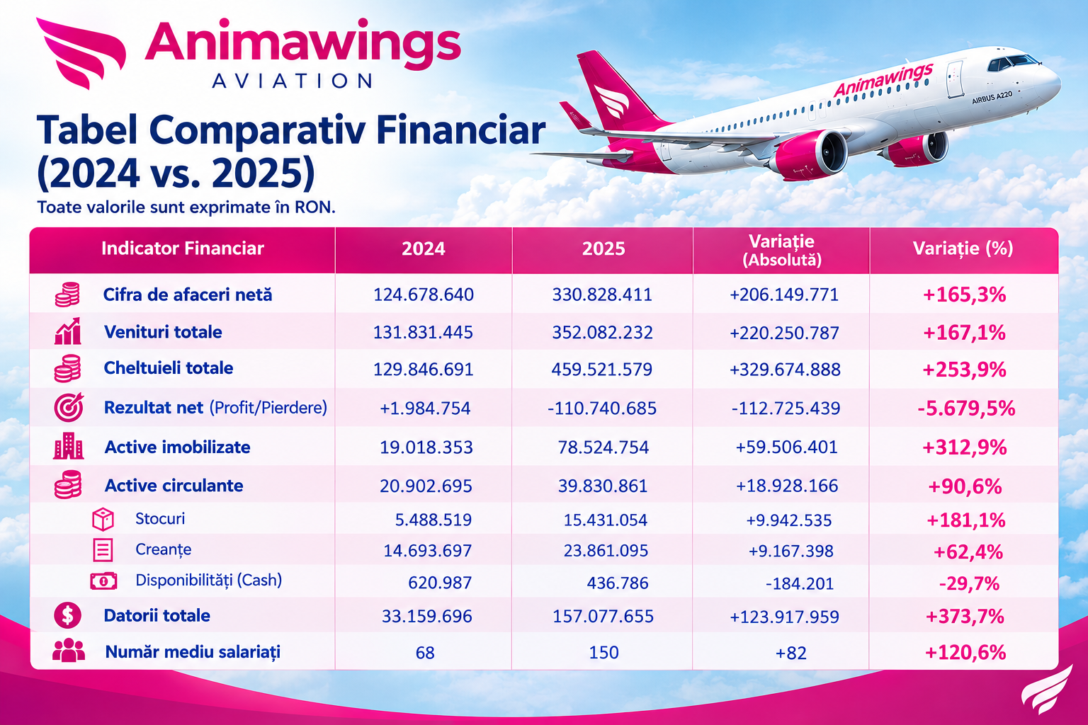 date financiare animawings