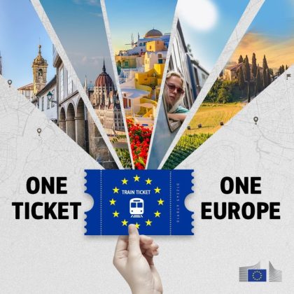 Un singur bilet de tren pentru călătorii transfrontaliere în UE