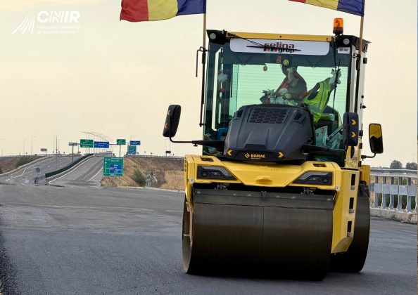 FOTO Autostrada A3 Transilvania: Selina a ajuns la un stadiu de 71% pe lotul Chiribiș – Biharia