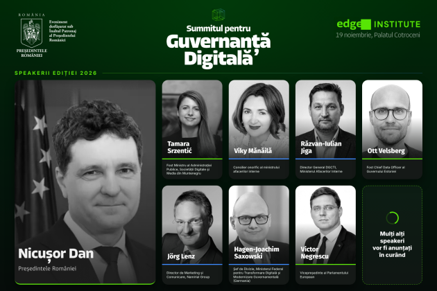 Summit pentru Guvernanță Digitală: Nicușor Dan, printre participanți