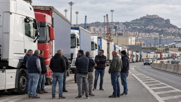Protestul camionagiilor italieni blochează producția celebrei mozzarella de bivoliță