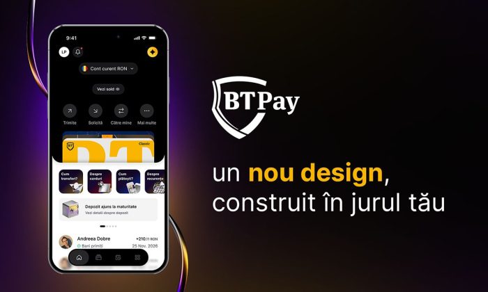 BT Pay își reorganizează funcționalitățile într-o nouă arhitectură digitală