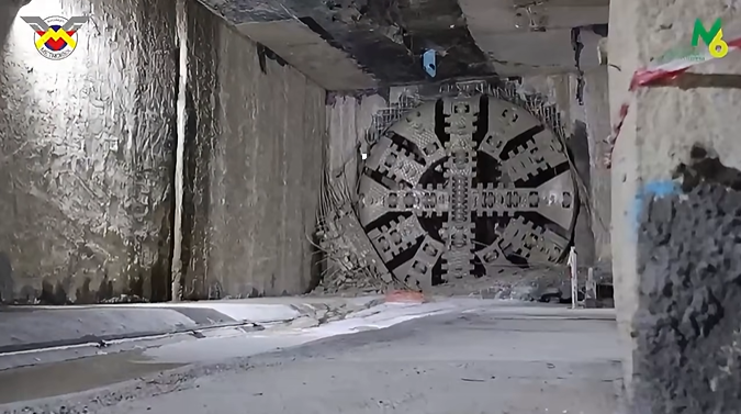 Tunelul Metrorex Sfânta Maria avansează spre stația Expoziției la metroul Otopeni