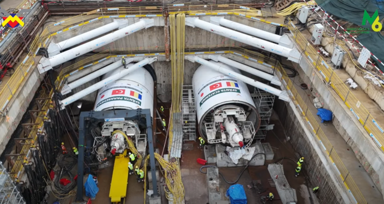 VIDEO Metroul de Otopeni: Începe excavarea tunelurilor pe Secțiunea NORD a Magistralei 6. Cum arată „sfintele Parascheva și Ecaterina”