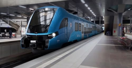 Trenul făcut de polonezi care se alimentează din trei surse